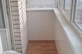 Частичная обшивка панелями балкона