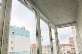 Остекление балкона окна WHS 60